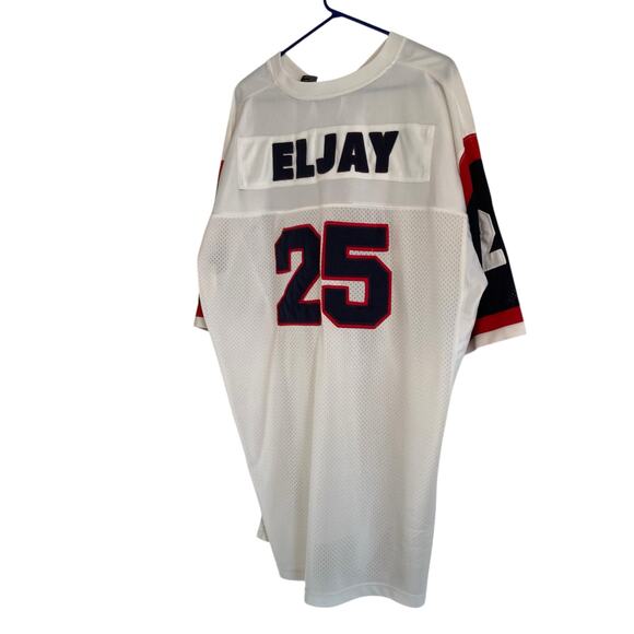 Y2K Eljay #25 Blue White Throwback NFL Jersey Sz 2XLT Oversize Football All Pro - Picture 4 of 15
